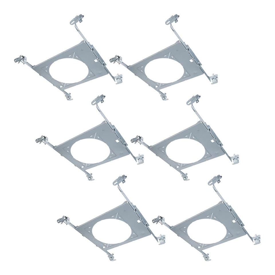 HALO HL6RSMF mounting frame front view shows sturdy galvanized steel construction.