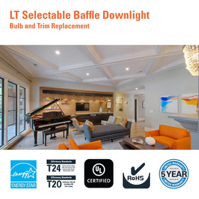 HALO energy-star-certified recessed trim design lowers energy consumption