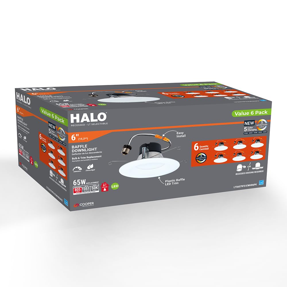 HALO wet-location recessed trim suitable for indoor and outdoor use