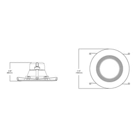 Halo LT delivers 600 lumens at 3000K warm white for natural color rendering.