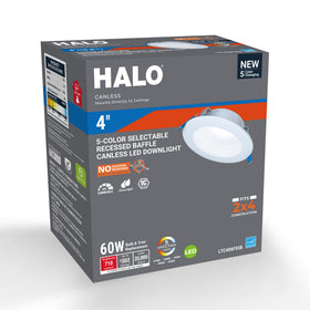 HALO LT4 versatile indoor and outdoor use for showers and porches.
