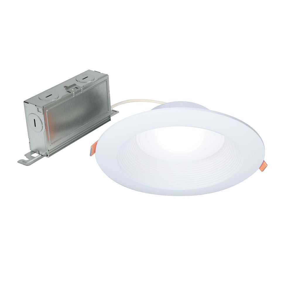 HALO LTC608FS5B canless 6in LED downlight installed in ceiling for seamless look
