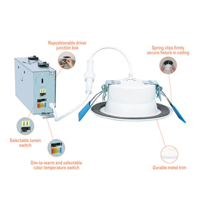 HALO RL 4 shows 600 and 900 lumen options for adjustable brightness levels.