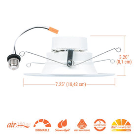 HALO RL56069FSD2W1EWH installation springs demonstrate fast, secure mounting.