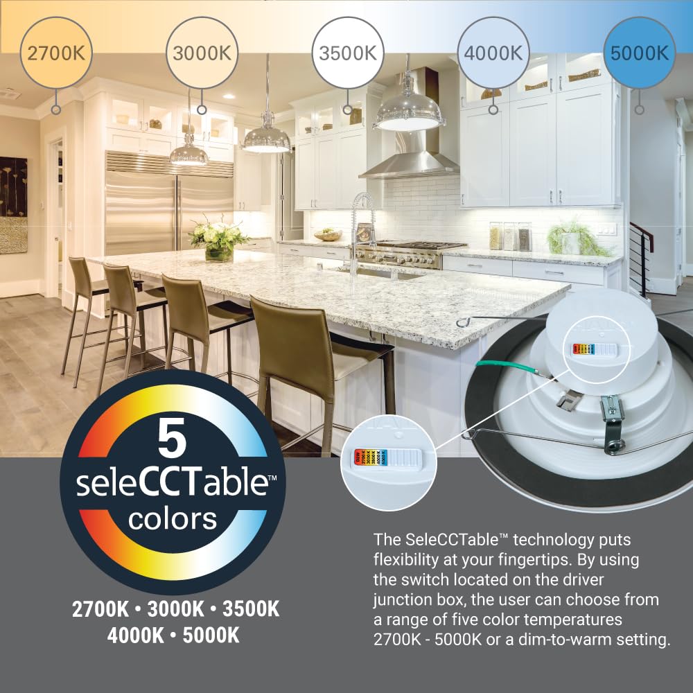 HALO RL56069FSD2W1EWH wet-location rating supports bathrooms and covered outdoor use.