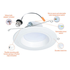 HALO RL56LS9FSD2W1EWH ENERGY STAR certified for efficient operation