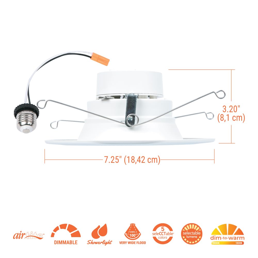 HALO RL56LS9FSD2W1EWH wet-location rated for bathrooms and covered outdoor areas