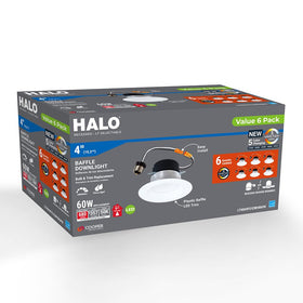 HALO LED recessed light with selectable color temperature for ambient control