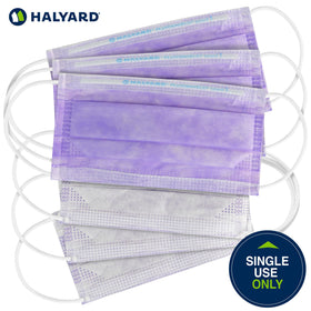 HALYARD FluidShield 1 lavender box of 50 pack for quick replenishment