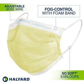 HALYARD FLUIDSHIELD 1 inner view reveals SO SOFT lining for comfort.