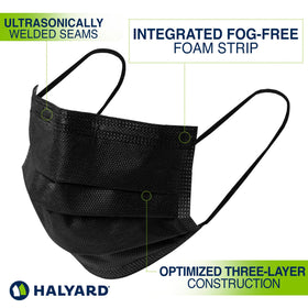 HALYARD nosepiece provides precise fit and secure seal for movement