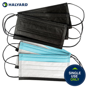 HALYARD omega-pleated mask improves airflow and cooling during long wear