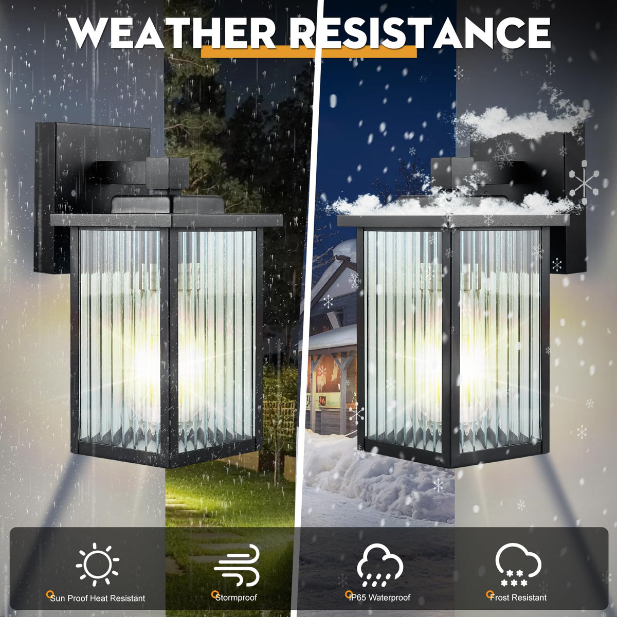 hameso garage entry light IP65 rated for durable exterior use