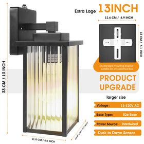 Hameso IP65 waterproof exterior light withstands weather for longer life.