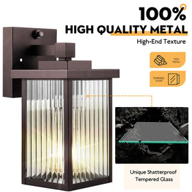 Hameso outdoor wall light in matte black finish enhances curb appeal.