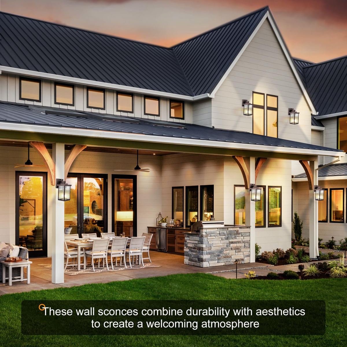 Hameso weatherproof aluminum housing withstands harsh outdoor conditions.
