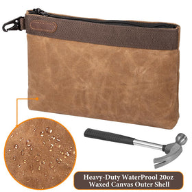 Versatile pouches for garage, car, home, or travel