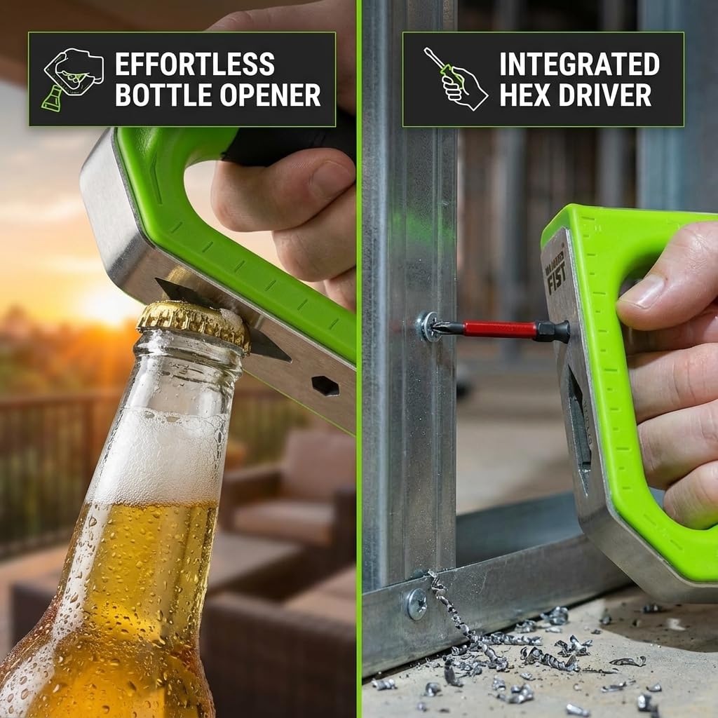Hammer Fist 8-in-1 multitool non-marring mallet focus emphasizes surface-protecting strikes