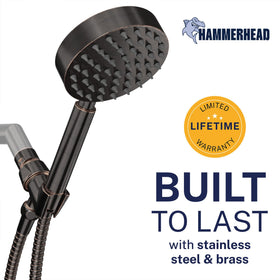HammerHead brass holder and bracket adjustable for target angles, improving whole body coverage.