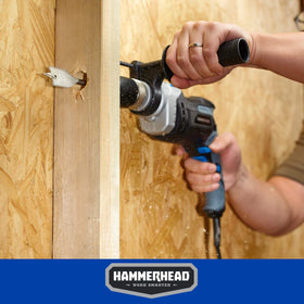 Hammerhead HAHD075 forward and reverse rotation helps clear jams and reposition.