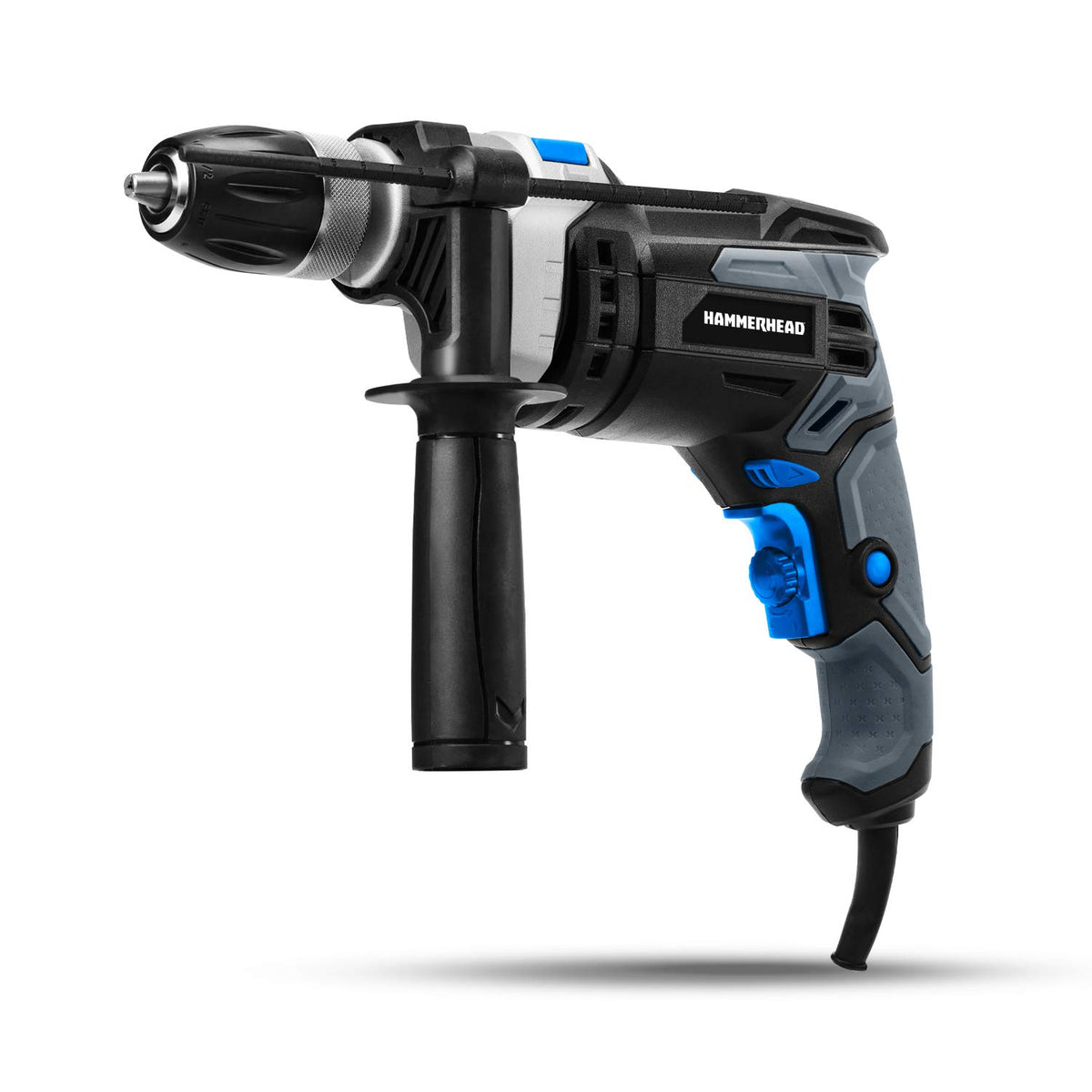 Hammerhead HAHD075 half-inch metal chuck supports quick bit changes for heavy use.