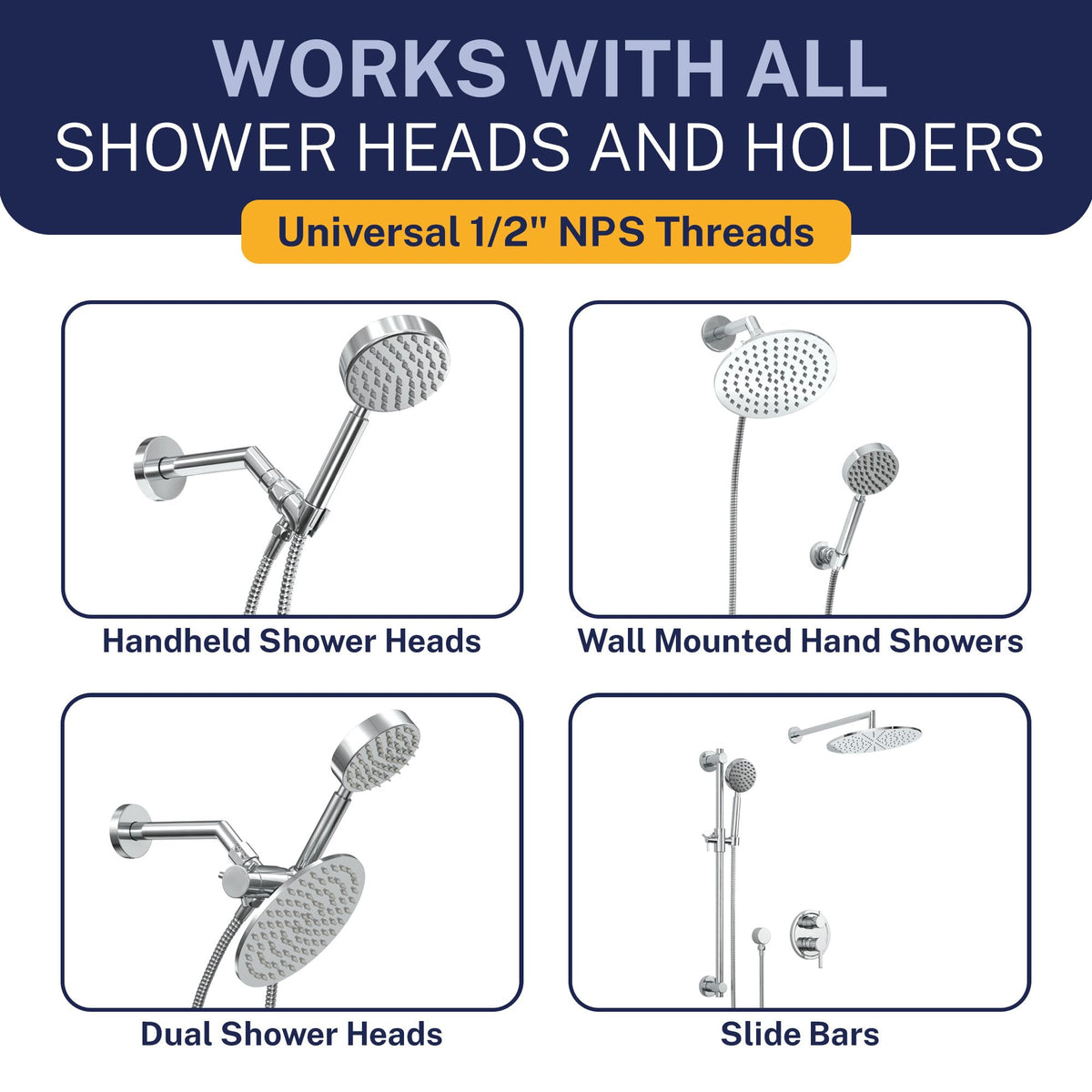 HammerHead kink-free hose keeps water flow smooth during baths