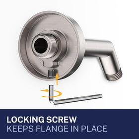 Modern brushed nickel finish complements contemporary bathrooms with durable hardware