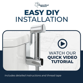 HammerHead Showers durable stainless steel and brass construction for longevity