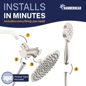 Easy installation with included tape and clear instructions.