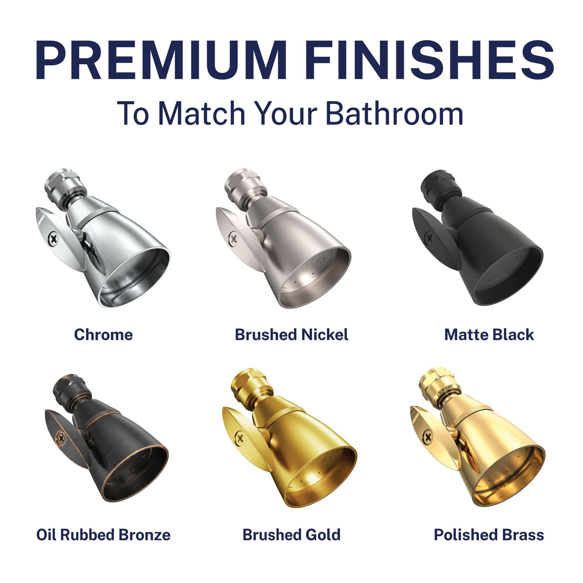 HammerHead Showers easy installation in minutes with universal threading.