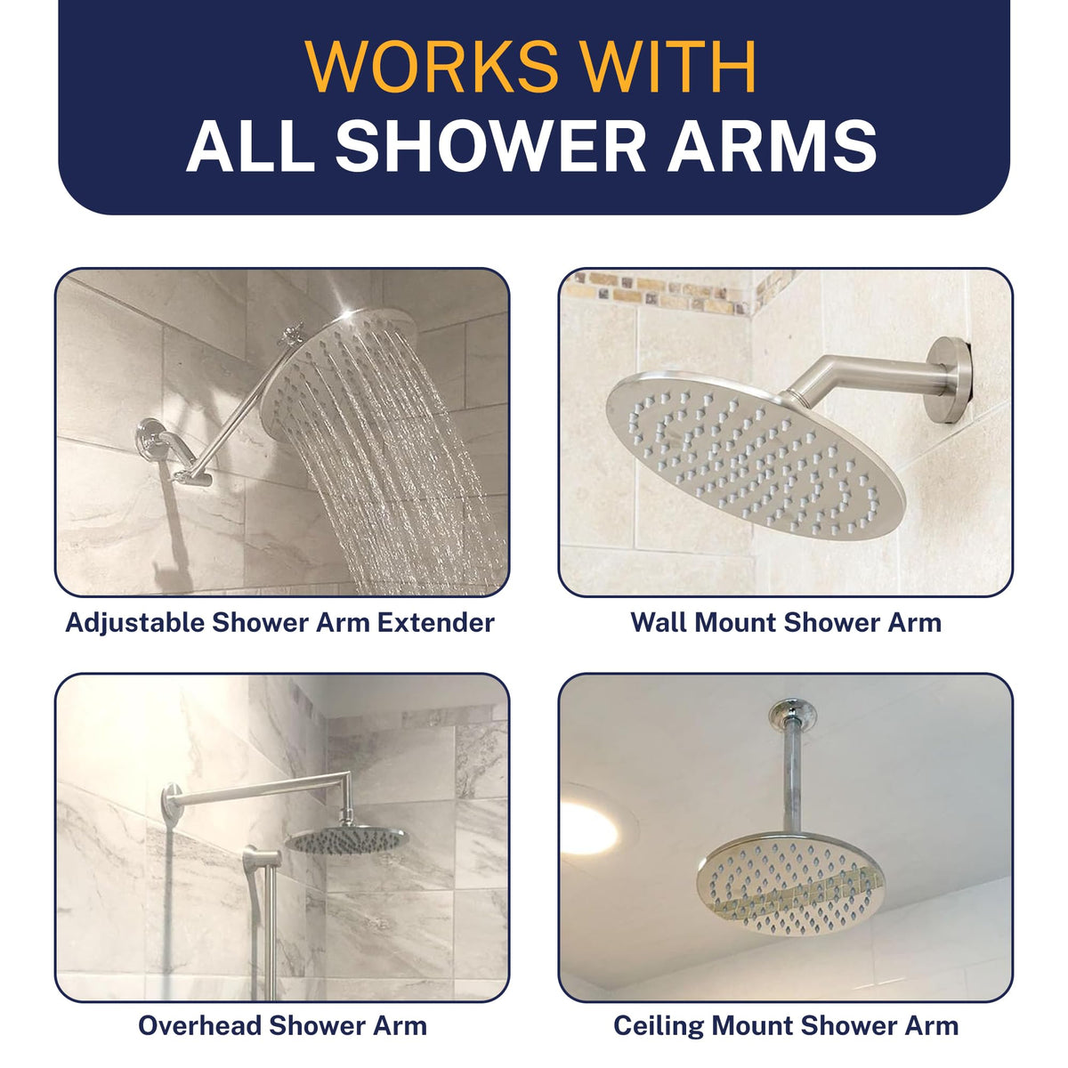 HammerHead Showers easy installation with clear instructions.