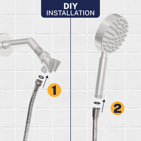 HammerHead Showers easy installation kit includes everything needed