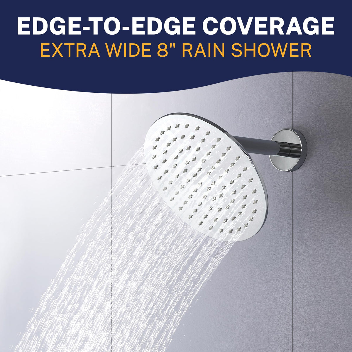 HammerHead Showers nozzles are optimized for pressure for a strong spray