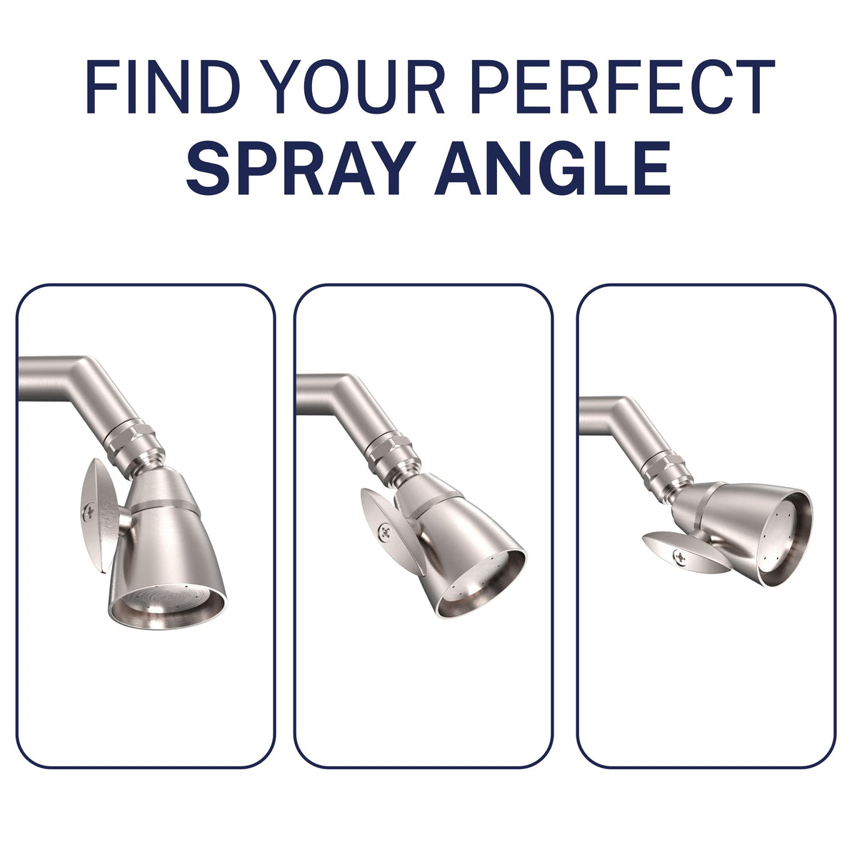 HammerHead Showers universal one-half inch connection fits most showers easily.