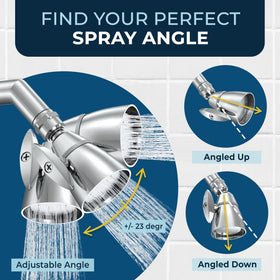 HammerHead Showers universal 1/2-inch connection fits most homes