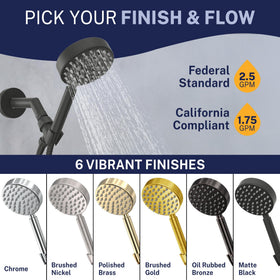 HammerHead Showers dependable construction resists rust and flaking over time.