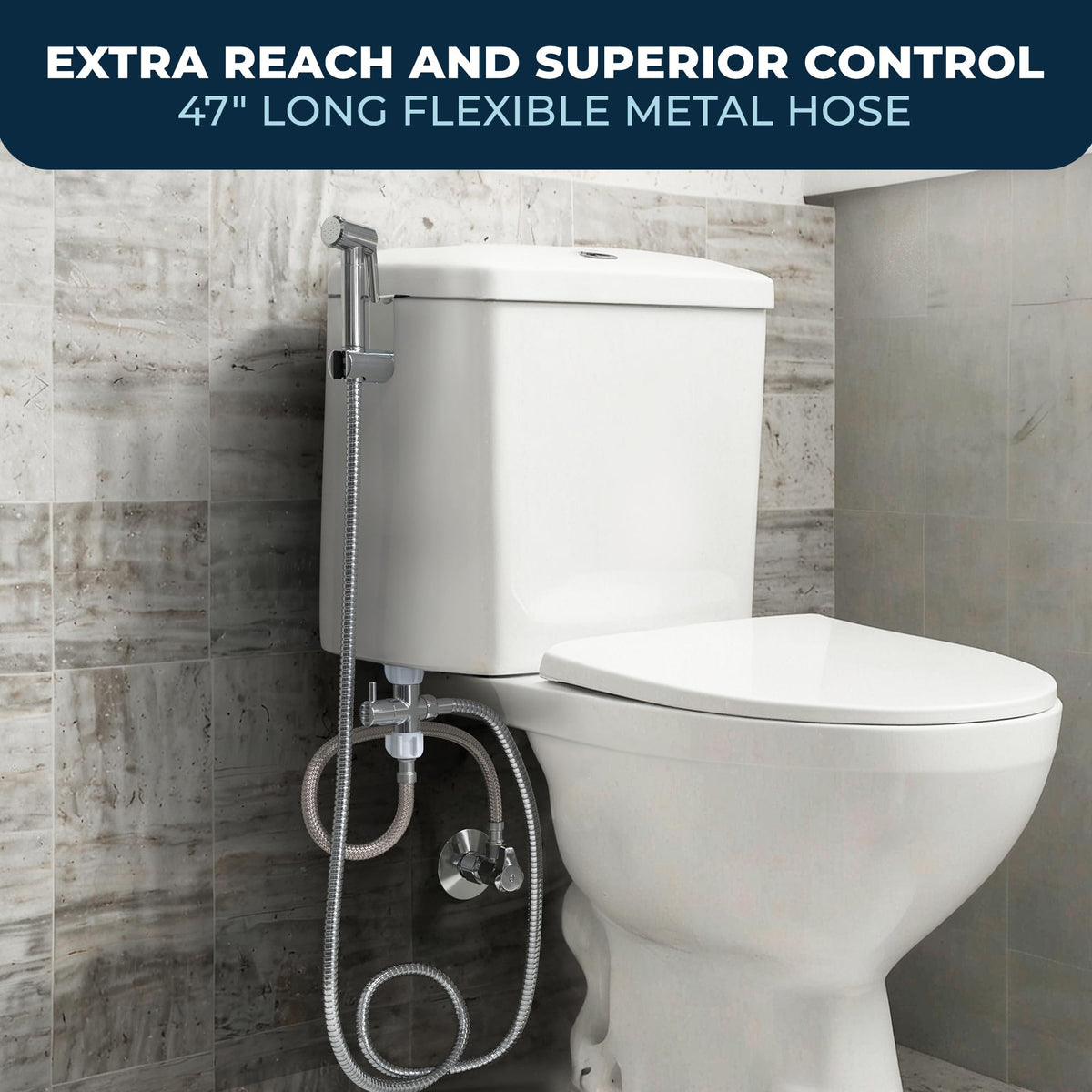 HammerHead Showers universal toilet connection fits US and Canada toilets
