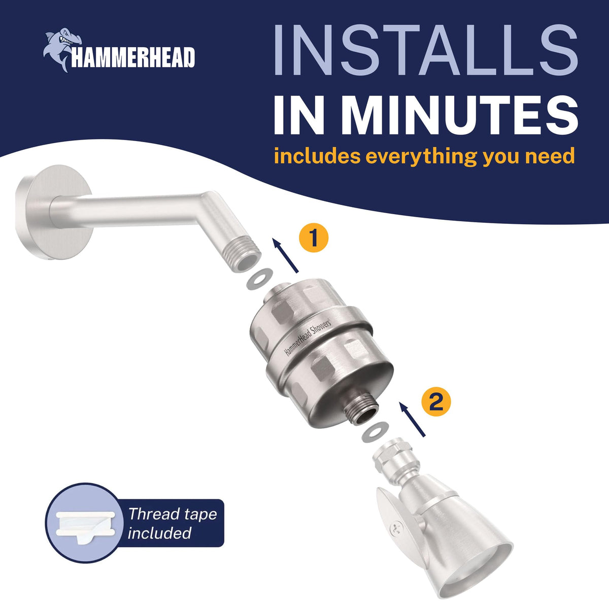 Water spray view demonstrates high-output performance and consistent flow.