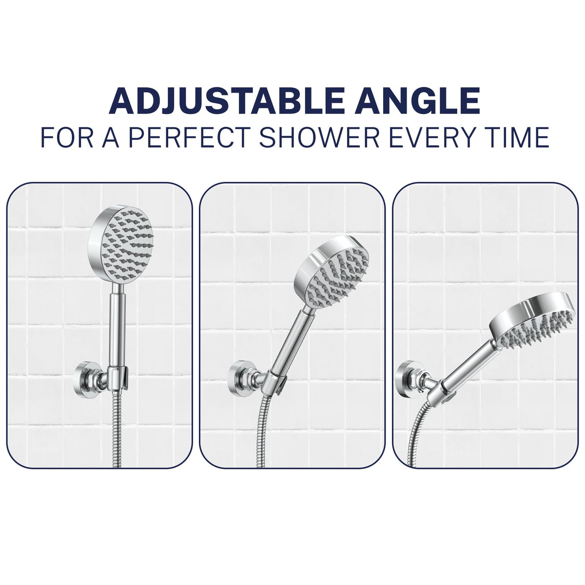 HammerHead Showers wide compatibility fits most handheld shower heads