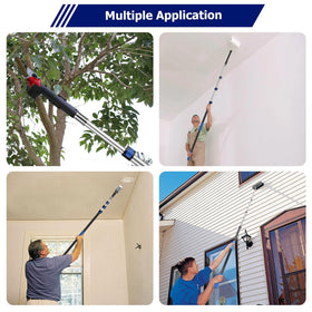 Hammrit versatile tool supporting mops, brooms, and more attachments.