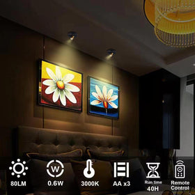 HAMVIDNE closet light sticks to shelves for pantry and wardrobe visibility
