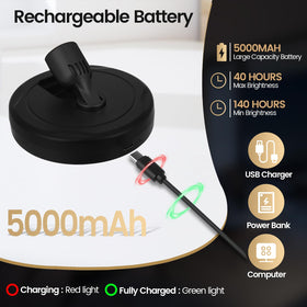 HAMVIDNE LED spotlight rechargeable battery enables cordless lighting for walls and cabinets.
