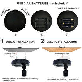 HAMVIDNE packaging and accessories include remotes tape and screws
