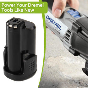Hanaix 12V 3.0Ah capacity supports longer work sessions with Dremel tools.