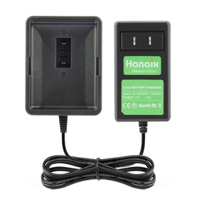 Hanaix 12V charger for Ryobi CB120L visual: compact and portable charging on the go.