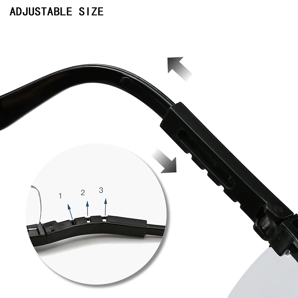 HANCHS safety glasses with UV protection and scratch resistance