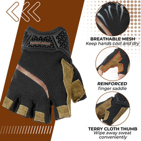 HANDLANDY foam-padded palm provides all-day comfort for long tasks.
