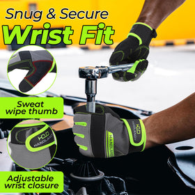 Handlandy foam padding provides comfort and vibration protection.