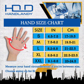 HANDLANDY gloves secure wrist strap for quick on/off
