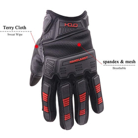 HANDLANDY Men's Work Gloves padded knuckles protecting hands during heavy work